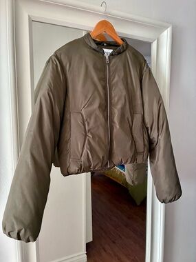 Zara Puffer Bomber Jacket